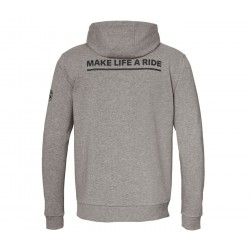 BMW Motorrad Zip Hoodie Make Life A Ride Ανδρικό Γκρι ΕΝΔΥΣΗ